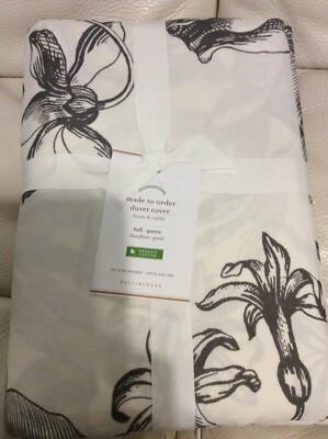 Pottery Barn Pippa Cotton Organic F/Q Duvet Cover NWT! Full/Queen-image