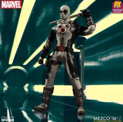The One:12 Collective Marvel X-Force Deadpool PX Figure by Mezco USED-image