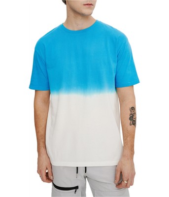 Elevenparis Mens Dip-Dye Graphic T-Shirt-image