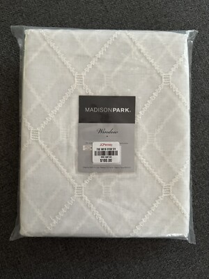Madison Park Window Silk Curtain - White | ORIGINAL PRICE - $100-image