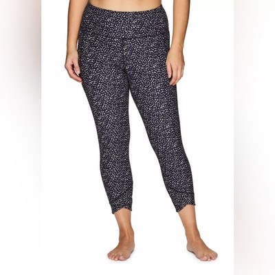 RBX Plus Dip Dot Super Soft Tulip cuff 7/8 Legging Sz 1X-image