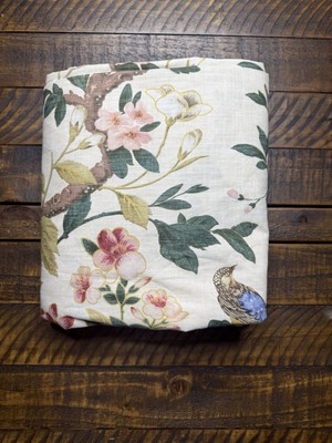 Pottery Barn Nola Songbird Duvet Cover King NWOT Multi-image