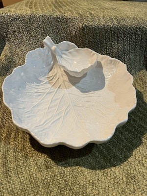 Rare White Cabbage 2-in-1 Studio Nova Portugal Chips And Dip Large Serving Bowl-image