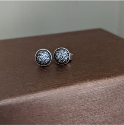 Brand New Genuine Pandora Dazzling Pave Droplets  Stud CZ Earrings 290726CZ-image