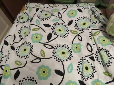 Pottery Barn Teen Full Queen Duvet Cover Floral Reversible Bedding Throw Spread-image