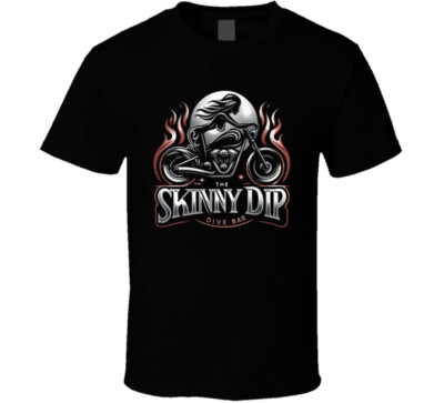 The Skinny Dip Dive Bar Food Drinks T Shirt-image