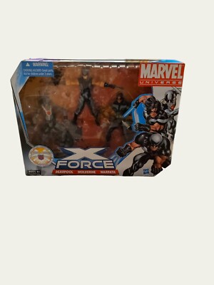 Marvel Universe X-Force Deadpool Wolverine Warpath 3-Pack 3.75