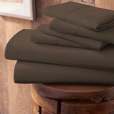 Luxury 6PC Bed Sheet Set Dark & Dramatic Colors by Kaycie Gray-image