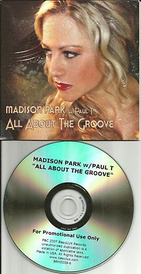 MADISON PARK w/ PAUL T All about the Groove 8TRX REMIXES & DUB & EDITS PROMO CD -image