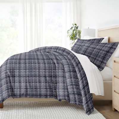 Duvet Cover King Size (Navy) - Experience Hotel-Like Comfort with Unparallele...-image