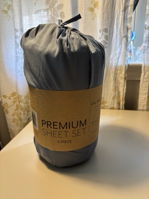 IEnjoy Home Collection Premium 4 Piece California King Sheet Set-image