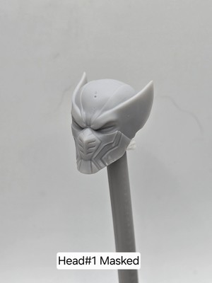 3d Print MUTANT MEN ULTIMATE LOGAN CLAWS HEAD#1 1:12 6