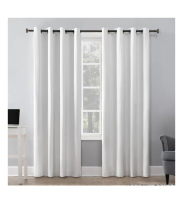 Duran Thermal Insulated Total Blackout Grommet Top Curtain Panel~Sun Zero 50x108-image