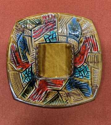 VTG California Studio Pottery Large Ashtray -image