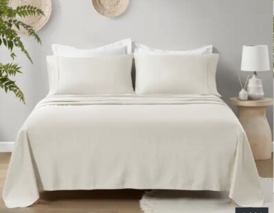 Madison Park Ultra-Soft 100% Organic Cotton Deep Pocket Sheet Set King-image