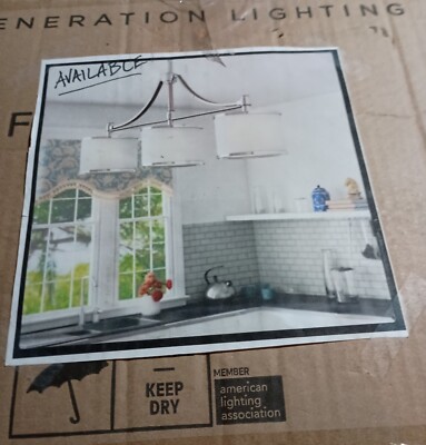 Wade Logan Hausman 3 light Linear pendant light fixture New in box-image