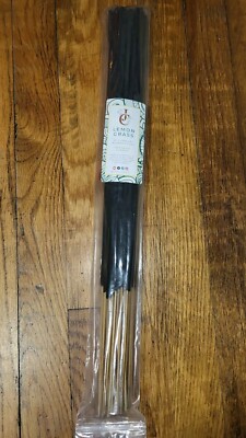 Lemongrass Incense sticks 19'' 27 - 30 sticks per pack. Handmade / Dipped. USA-image