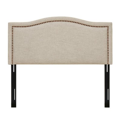 Madison Park Augusta Beige Queen Upholstery Headboard-image