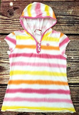 Vintage Y2K Unionbay Girls Dip Tie Dyed Hoodie Hooded Tee T-Shirt XL-image