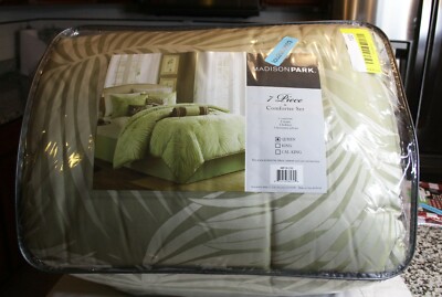 new Madison Park Freeport Queen 7 Piece Comforter Set-image