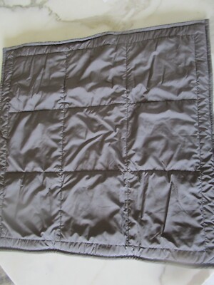 Pottery Barn reversible Sport Luxe charcoal sand 24  PILLOW cover photo sample-image