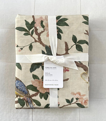 Pottery Barn NOLA SONGBIRD King Cali King Multicolor NWT-image