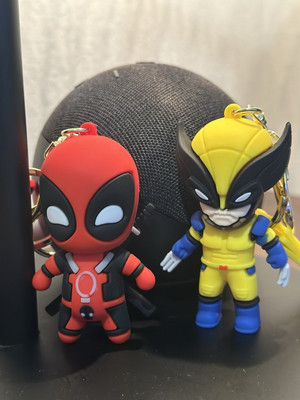 Deadpool and Wolverine Best Friends Keychains set. 3D Printed-image