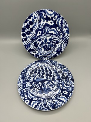 Pottery Barn Something Blue Salad Luncheon Plates 9 1/8” Two Different Patterns-image