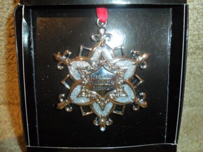 Regent Square Studio Design Friends Snowflake Metal Silver Collectible Ornament -image