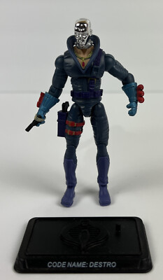 Destro Comic Book  GI Joe CUSTOM 25th anniversary Cobra V22 HEAD V17 BODY-image