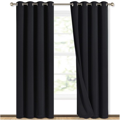 High-End Thermal Curtains, Full Blackout Curtains 84 inches Long for Dining R...-image