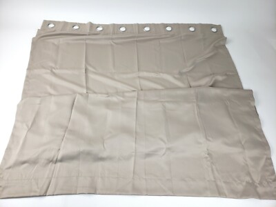 Sun Zero Barrow Energy Efficient Grommet Curtain, 1 Panel, Taupe 54”x84”-image