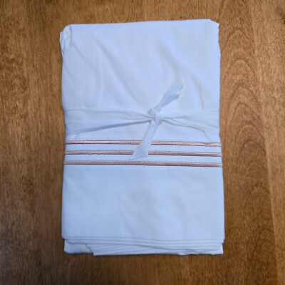 POTTERY BARN GRAND ORGANIC PERCALE SHAM (1) STANDARD ~ SOFT ROSE-image