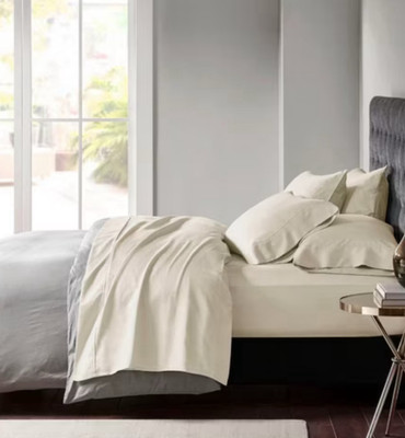 Madison Park 800 Thread Count Cotton Blend Sheet Set Split King Ivory-image