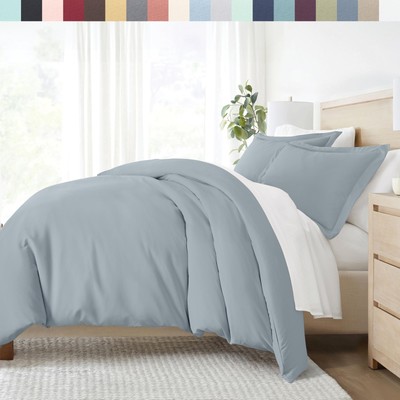Linen Market Premium Ultra Soft 3 Piece Duvet Cover Set Full/Queen Light Blue-image