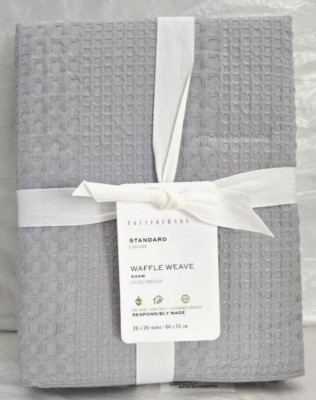 Pottery Barn Standard Honeycomb Waffle Weave 1-Sham 26