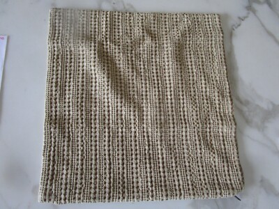 Pottery Barn Honeycomb driftwood pillow cover 18 New wo tag-image