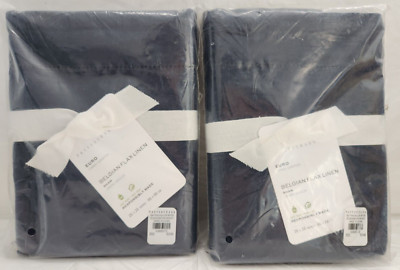 Pottery Barn Euro Belgian Flax Linen 2-Shams 26