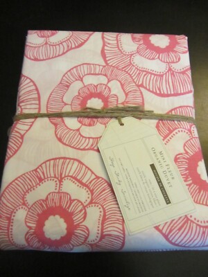 NEW Pottery Barn Teen Mini Fleur TWIN /TWIN XL Duvet Cover BRIGHT PINK-image