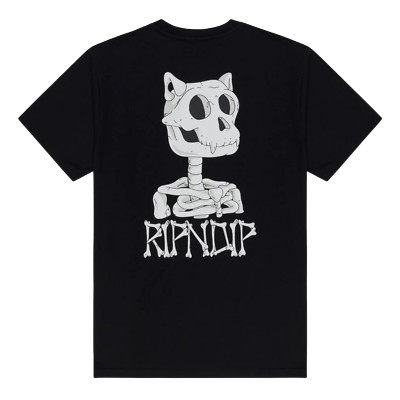 Rip N Dip Bones Black T-Shirt-image