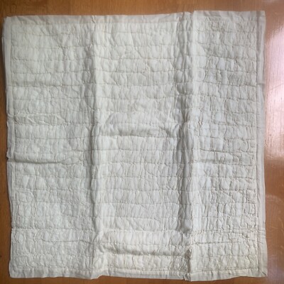 NEW Pottery Barn COTTON ruched Euro Sham Light Beige flax 26