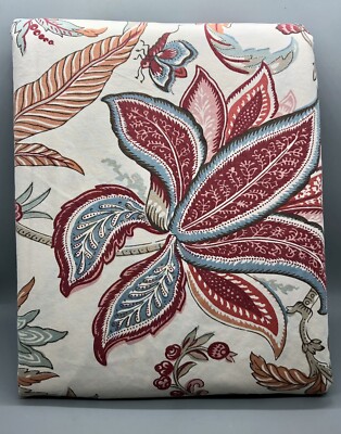 Pottery Barn Deirdre Palampore Warm Floral Full / Queen Duvet Cover-image