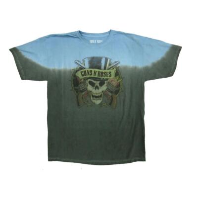 Guns N Roses Dip Dyed T-shirt Top Hat Shirt - L-image