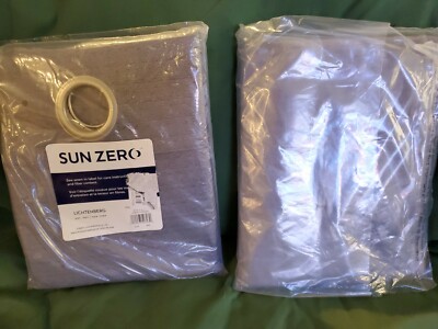 Cooper Textured Thermal Insulated Grommet Top Room Darkening Curtain Panels -.2 -image