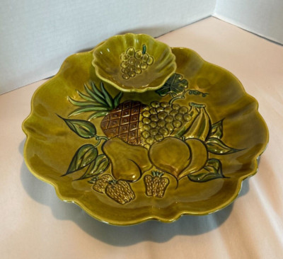 Made in USA Serving Platter Dip Bowl Mid-Century Style-image