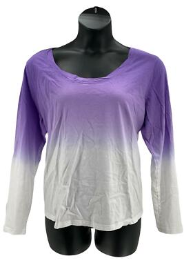 Candace Cameron Bure The Ocean Dipped Long-Sleeve Tee Ultra Violet-image