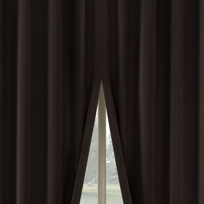 Aria 2-pack 100% Blackout Back Tab Curtain Panel Pair 52