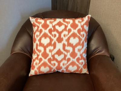 Pillows2- Decorative Throw Orange Pottery Barn pair-image