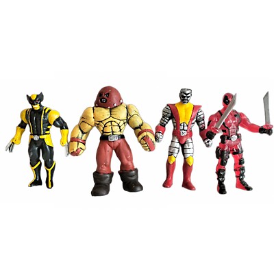 Marvel X-Men Deadpool Wolverine Figure 6” Vinyl Figure Mexican Bootleg Mexican-image
