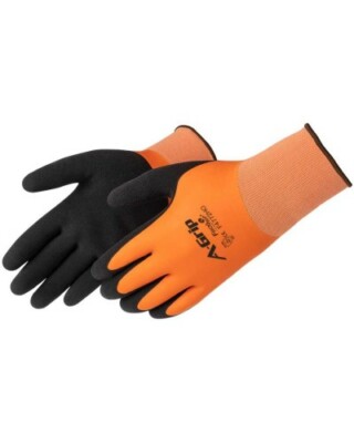 A-GRIP™ DOUBLE DIPPED SANDY FOAM 100% WATERPROOF LATEX COATED GLOVES-image